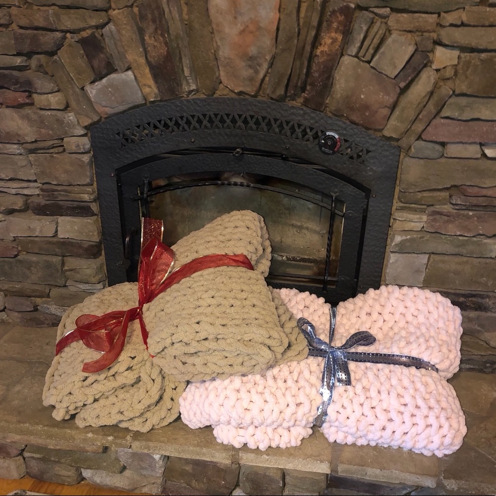 Handmade chunky blanket
